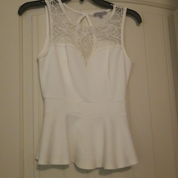 White peplum shirt - Picture 3 of 3